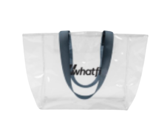 Clear Vinyl Tote Bag